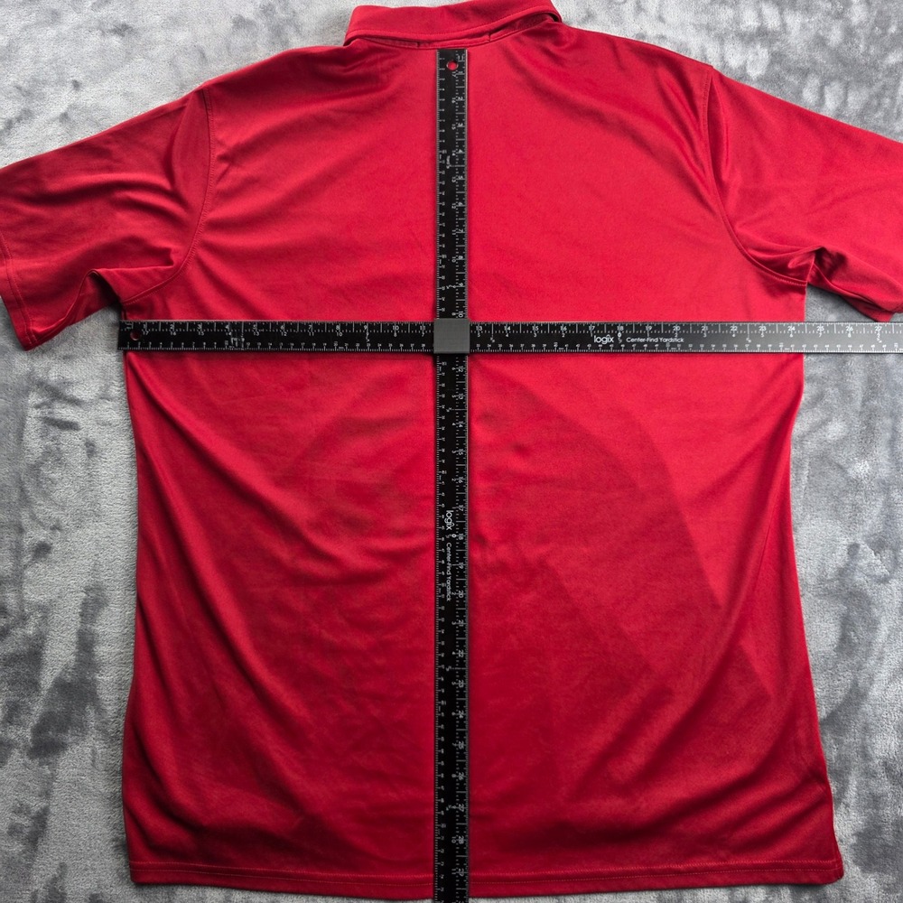 Subseventy Polo Shirt Mens XL Red Short Sleeve Performance Golf Top 70 Logo - Picture 8 of 10